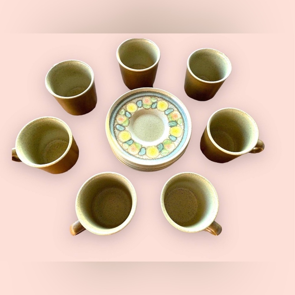 Franciscan Pottery Cups & Saucer Sets